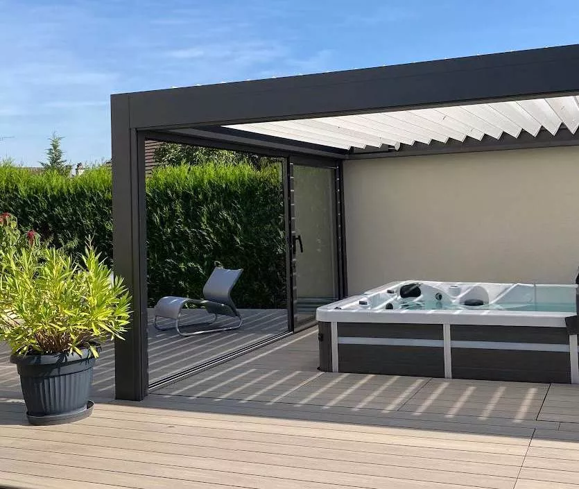 Terrasse composite sable neowood